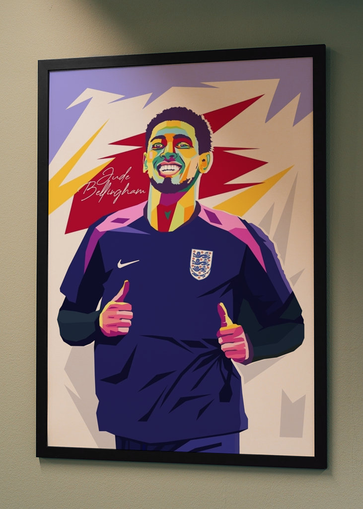 Jude Bellingham Pop Art