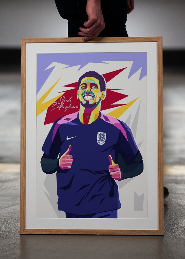 Jude Bellingham Pop Art
