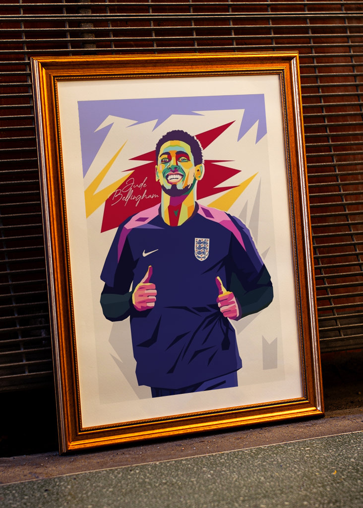 Jude Bellingham Pop Art