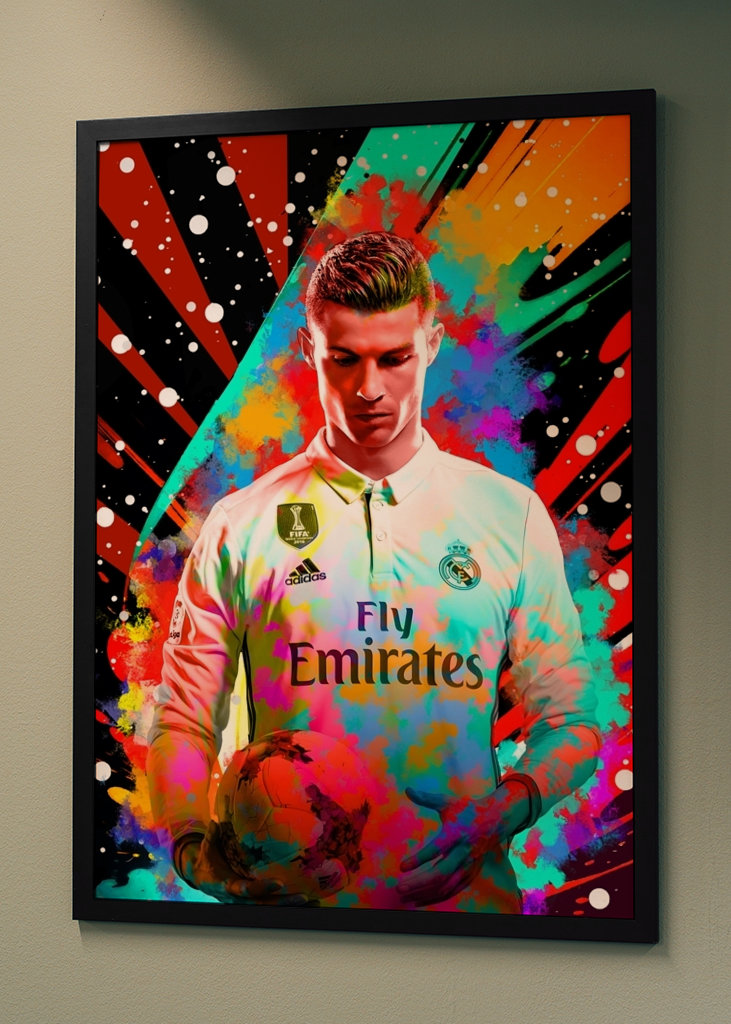 cristiano ronaldo pop art