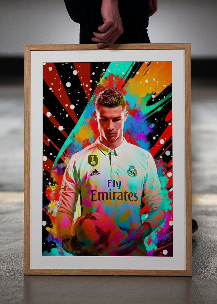 cristiano ronaldo pop art