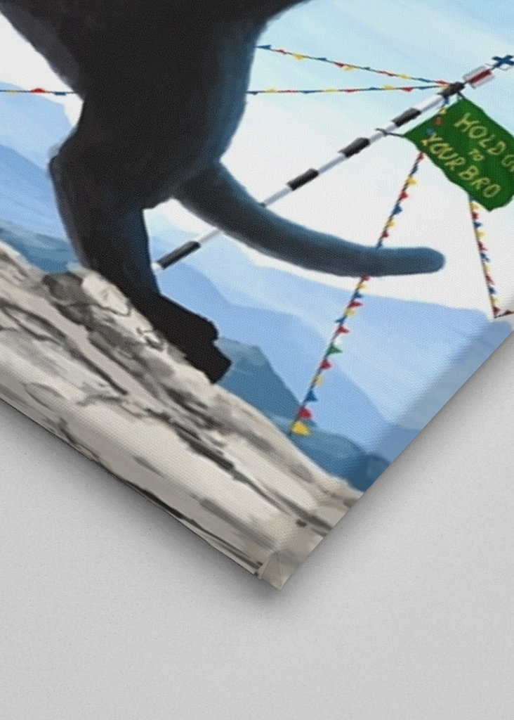 Halte dich an deinem Bruder fest