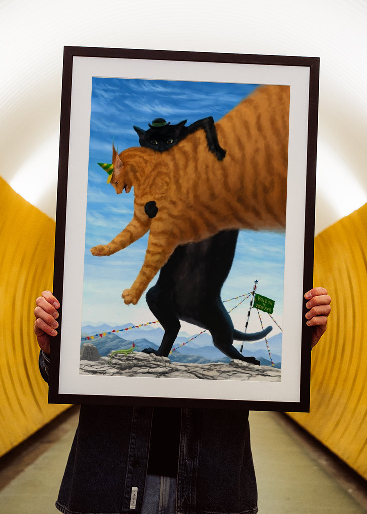 Halte dich an deinem Bruder fest