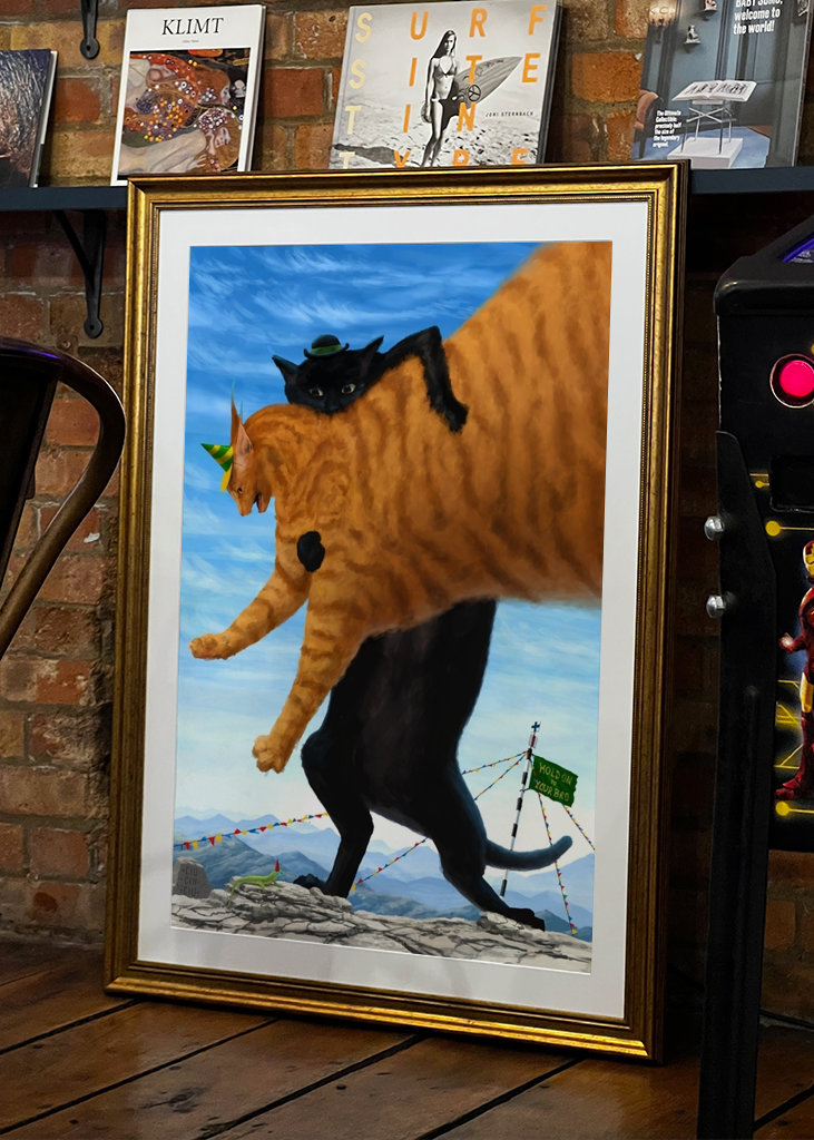 Halte dich an deinem Bruder fest