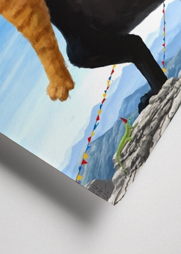 Halte dich an deinem Bruder fest