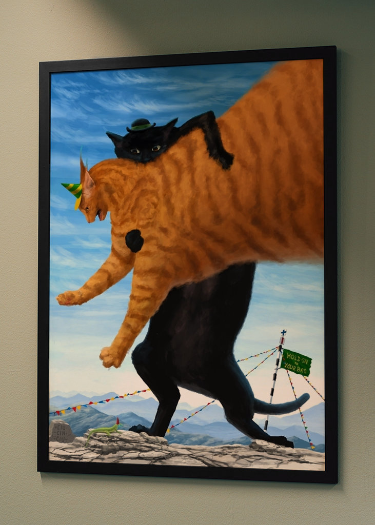 Halte dich an deinem Bruder fest