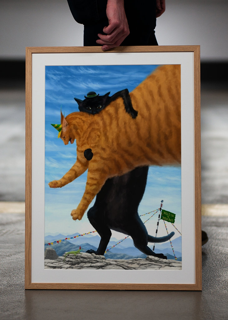 Halte dich an deinem Bruder fest