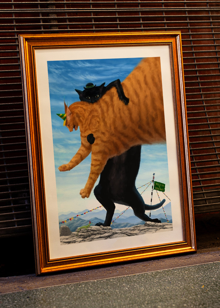 Halte dich an deinem Bruder fest