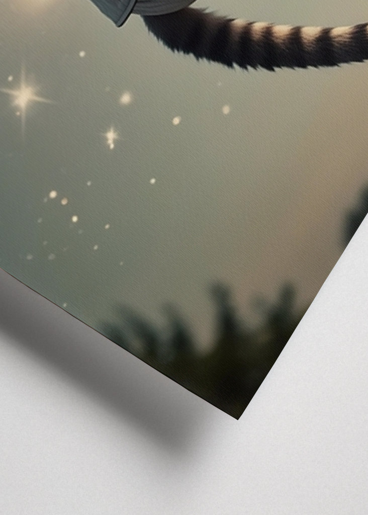 Cat in Pajamas Swinging