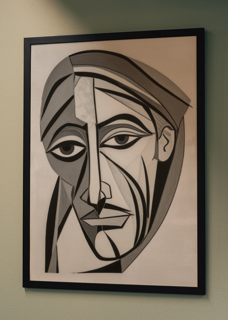 Ligne du visage-style Picasso