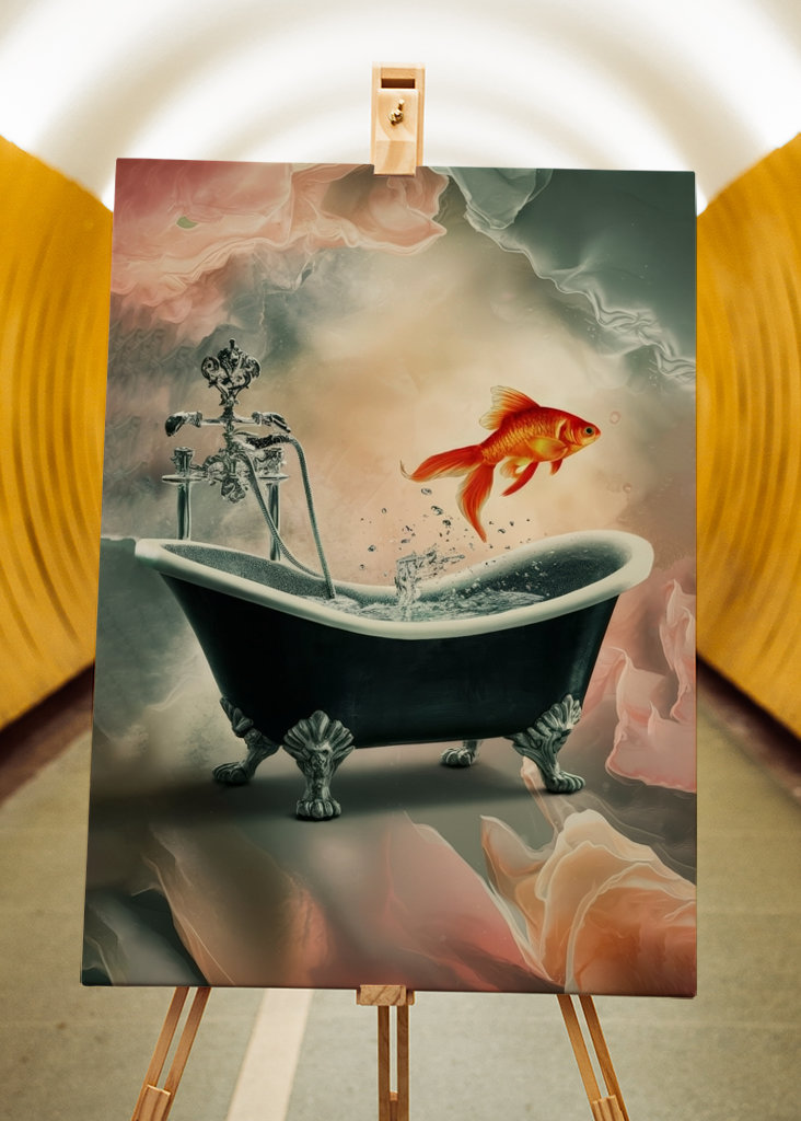 Úchvatná zlatá rybka