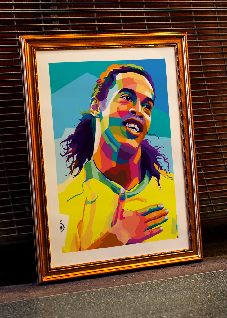 Ronaldinho Wpap Art