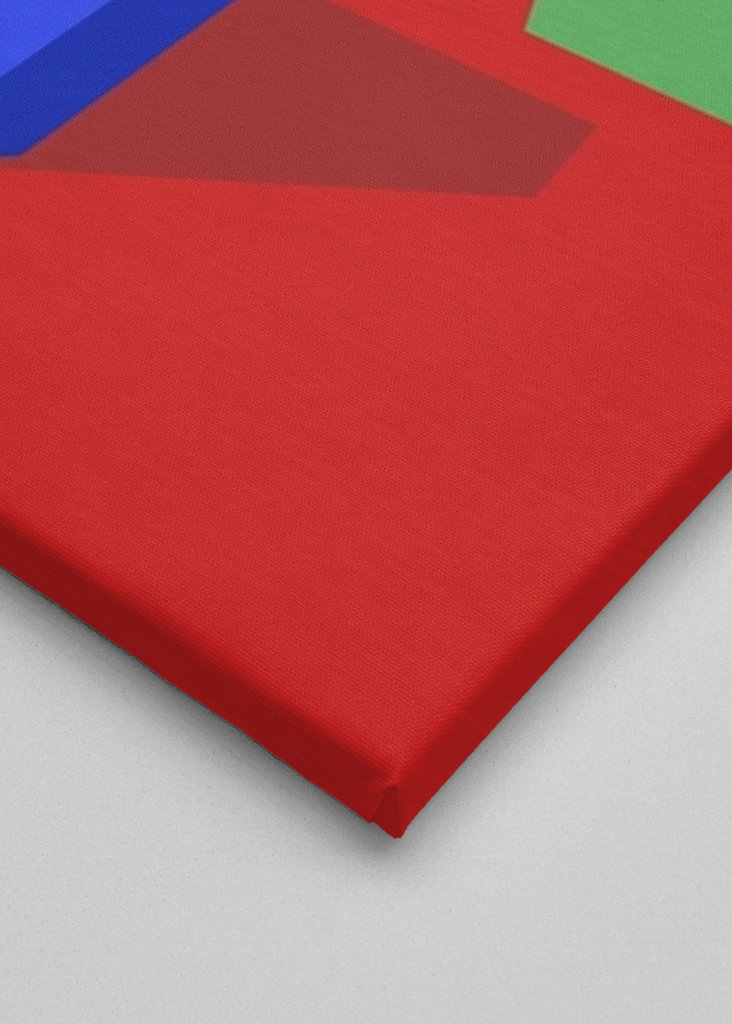 Gekleurde geometrie met textuur