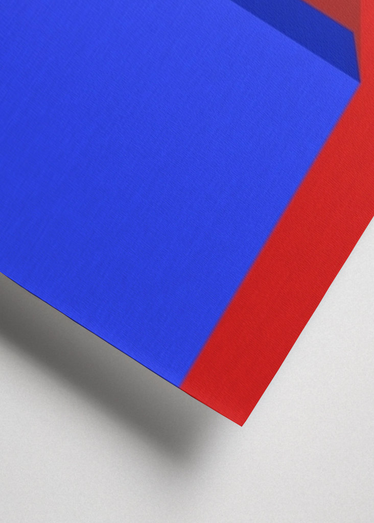 Gekleurde geometrie met textuur