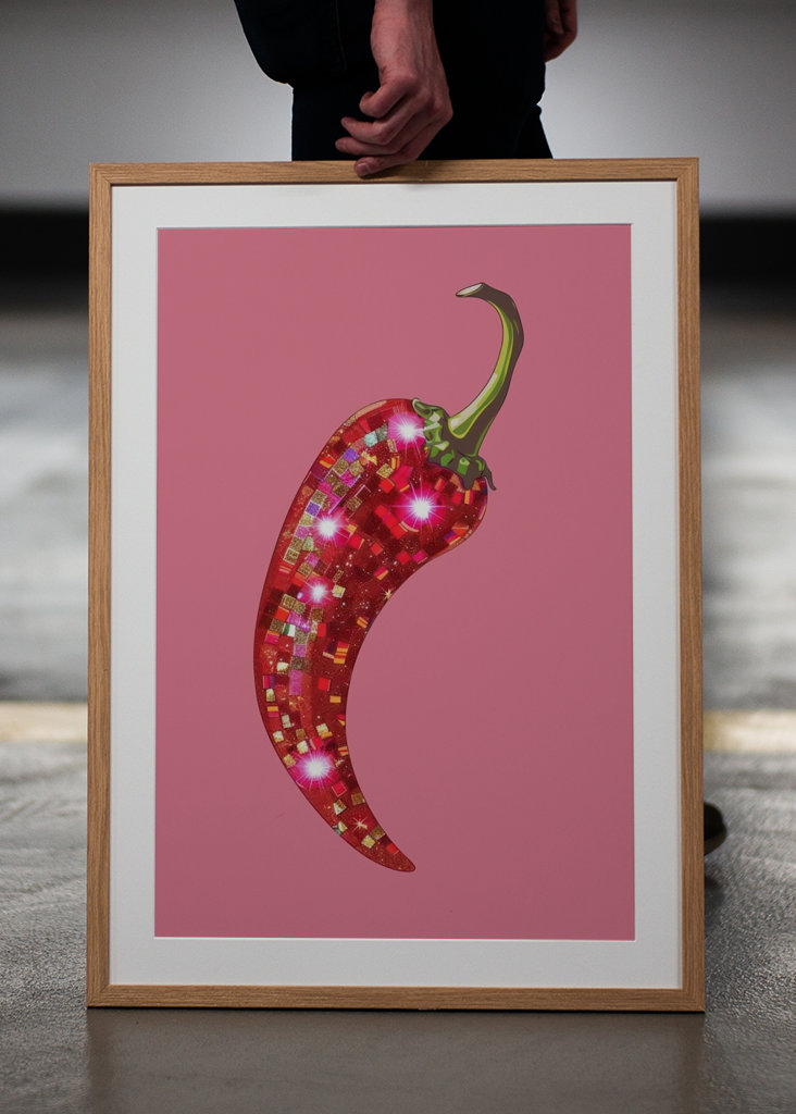 Disco Ball Red Pepper