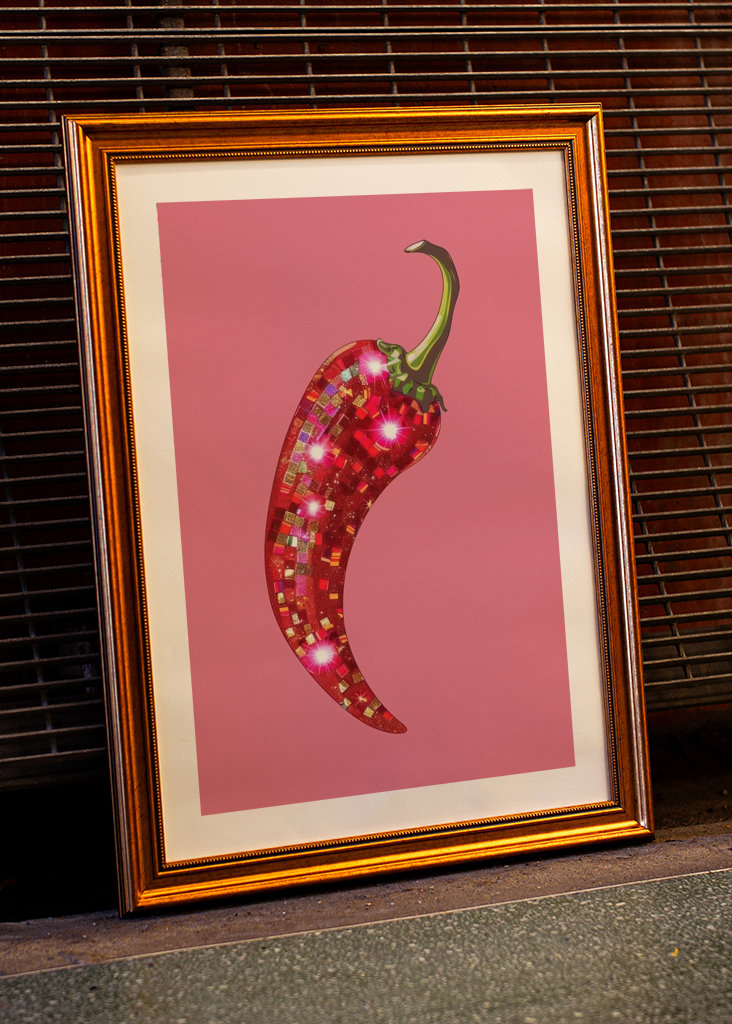Disco Ball Red Pepper