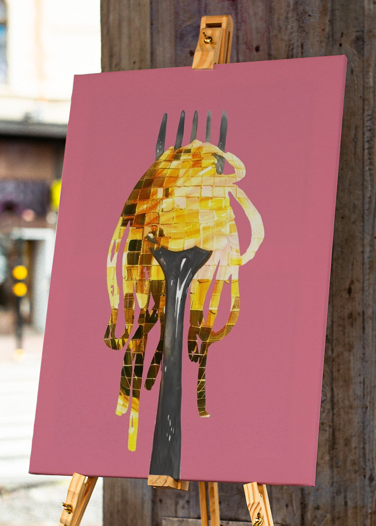 Disco koule vidlička na špagety