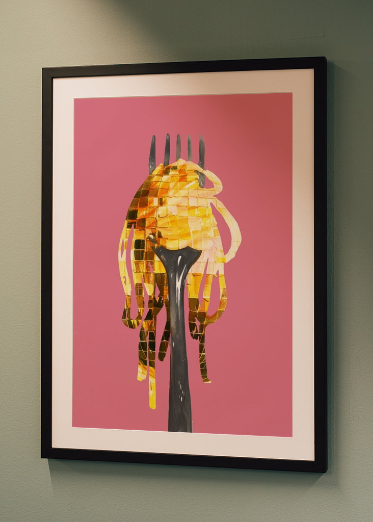 Disco koule vidlička na špagety