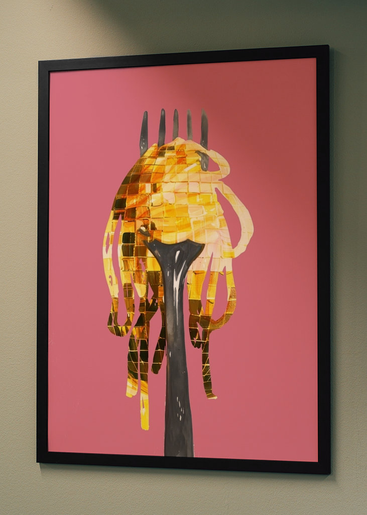 Disco koule vidlička na špagety