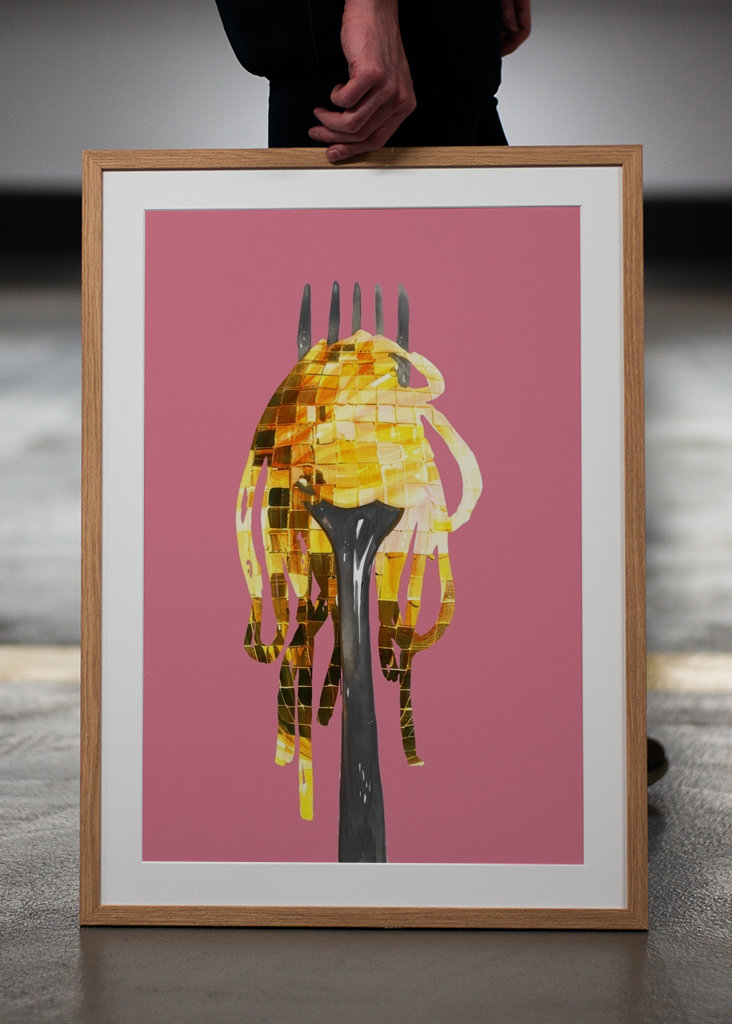 Disco koule vidlička na špagety