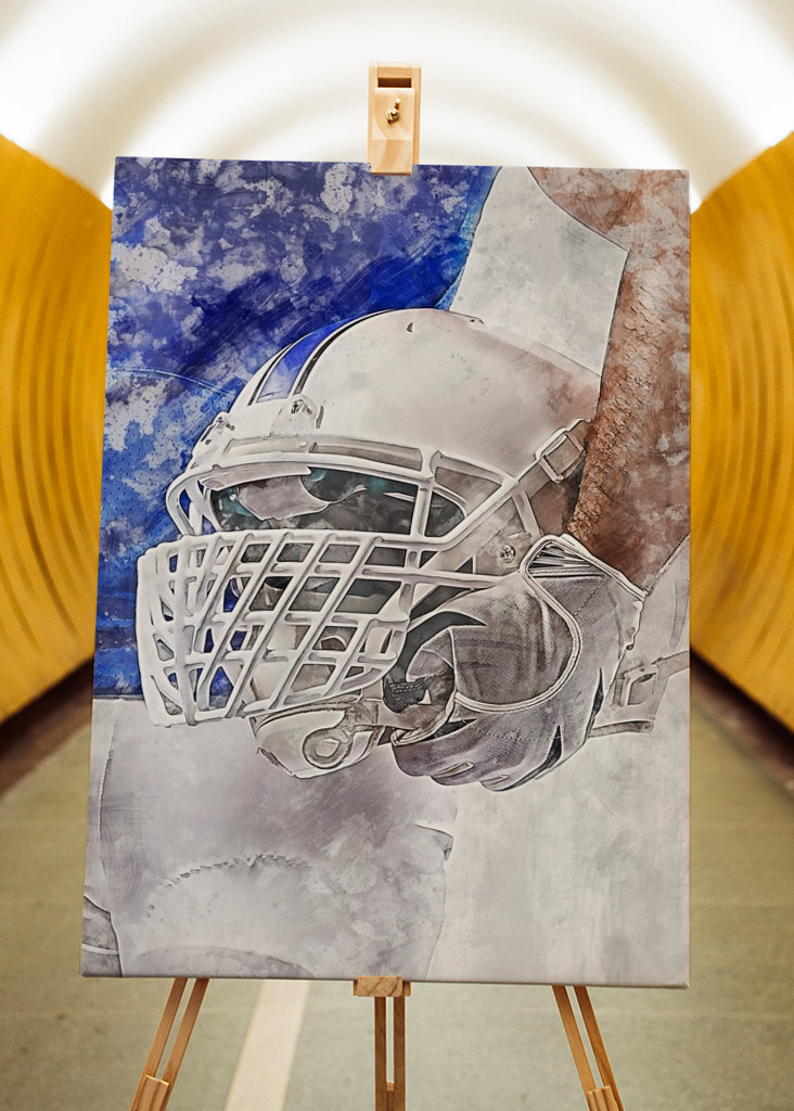 Amerikansk fodbold - Hjelm