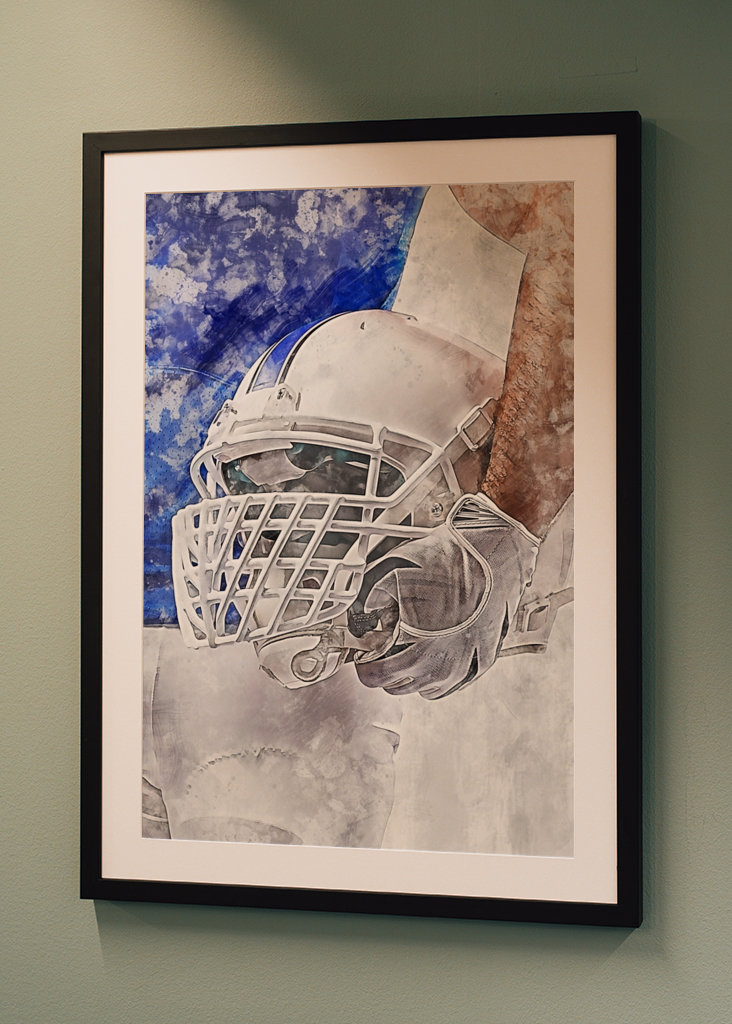 Amerikansk fodbold - Hjelm