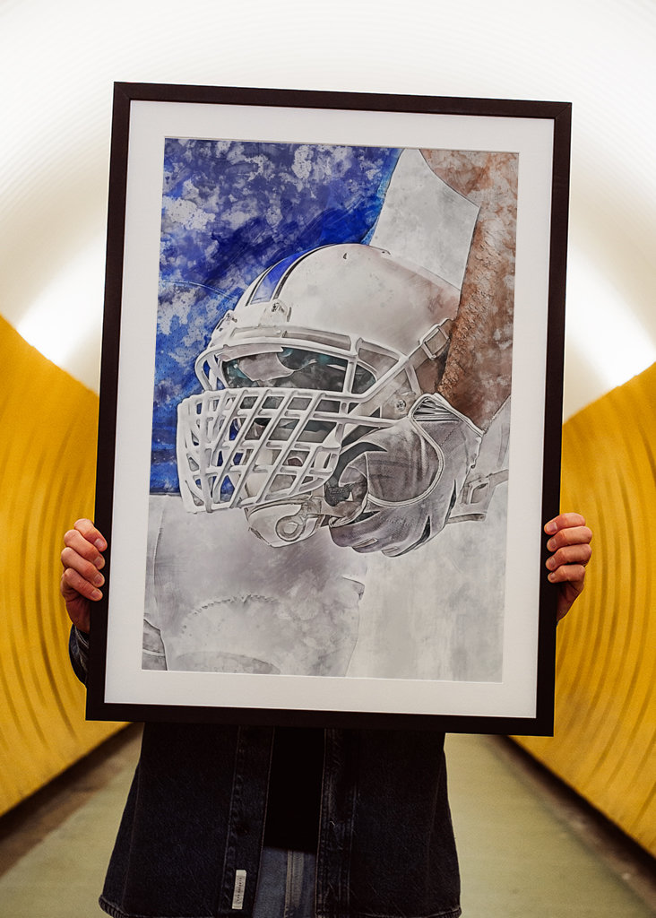 Amerikansk fodbold - Hjelm