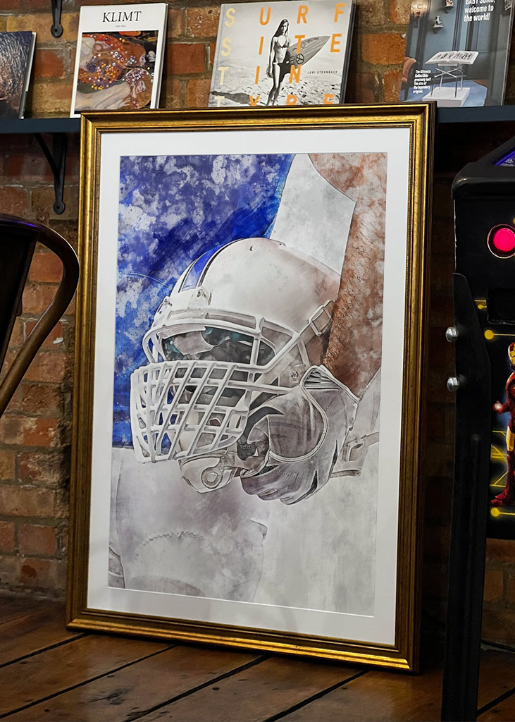 Amerikansk fodbold - Hjelm