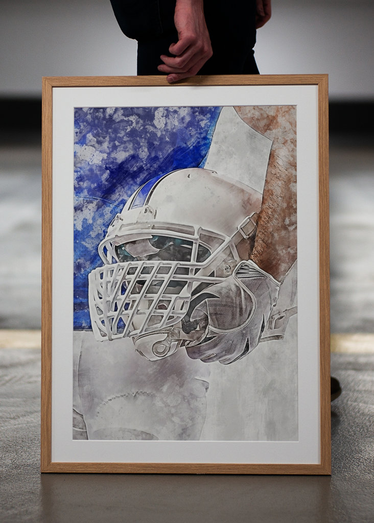 Amerikansk fodbold - Hjelm