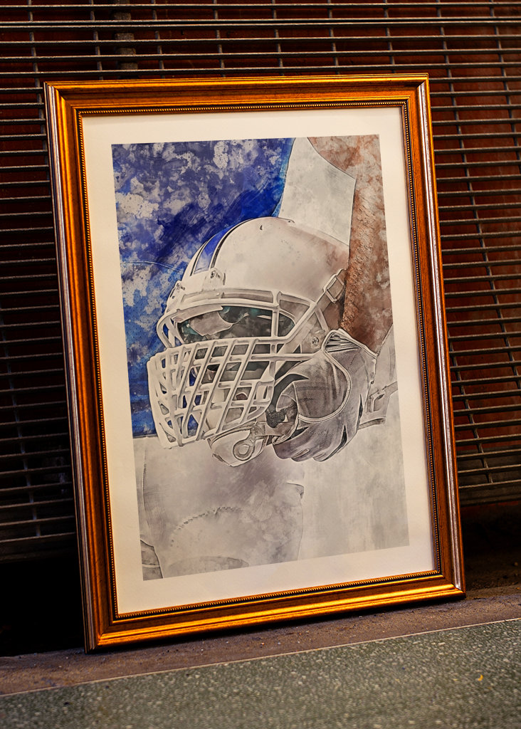 Amerikansk fodbold - Hjelm