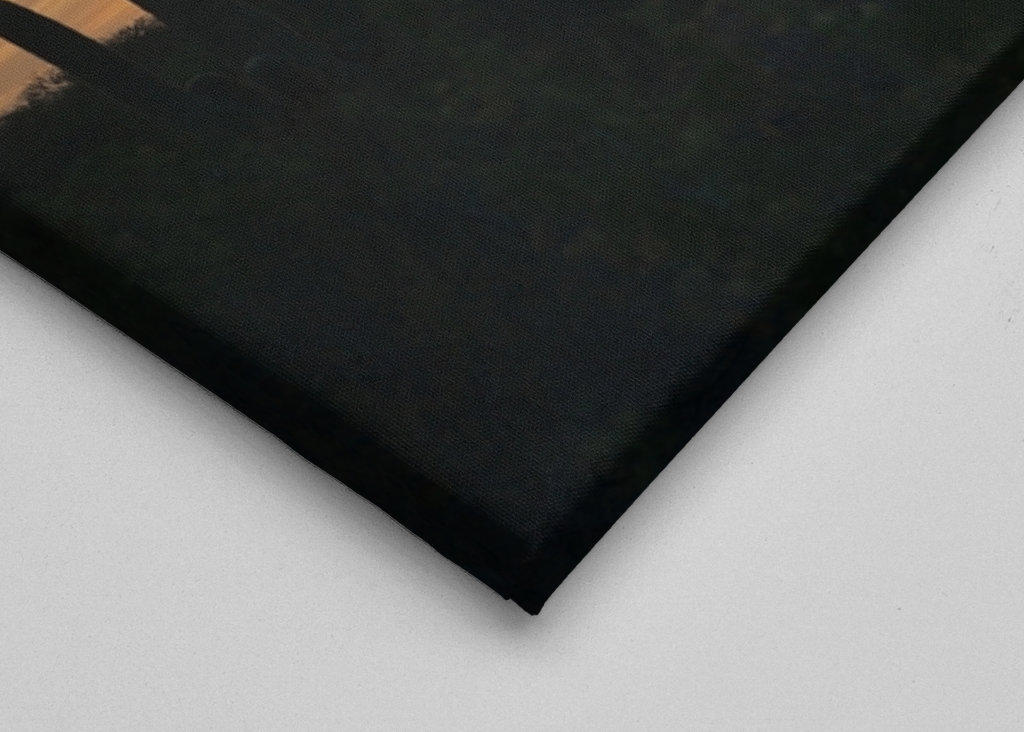 Solnedgang i ørkenen.