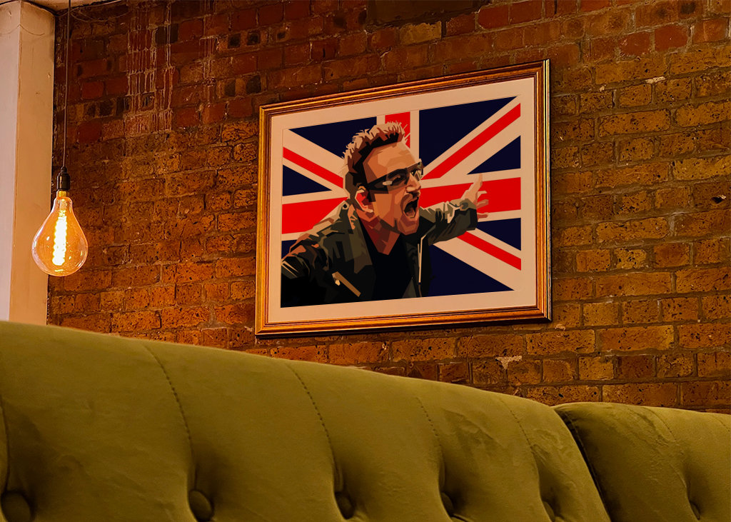 Bono U2 Englischer Classic Rock