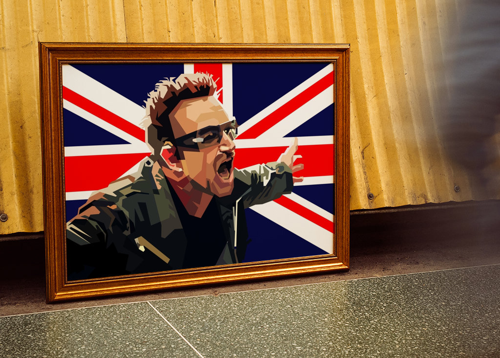 Bono U2 Englischer Classic Rock