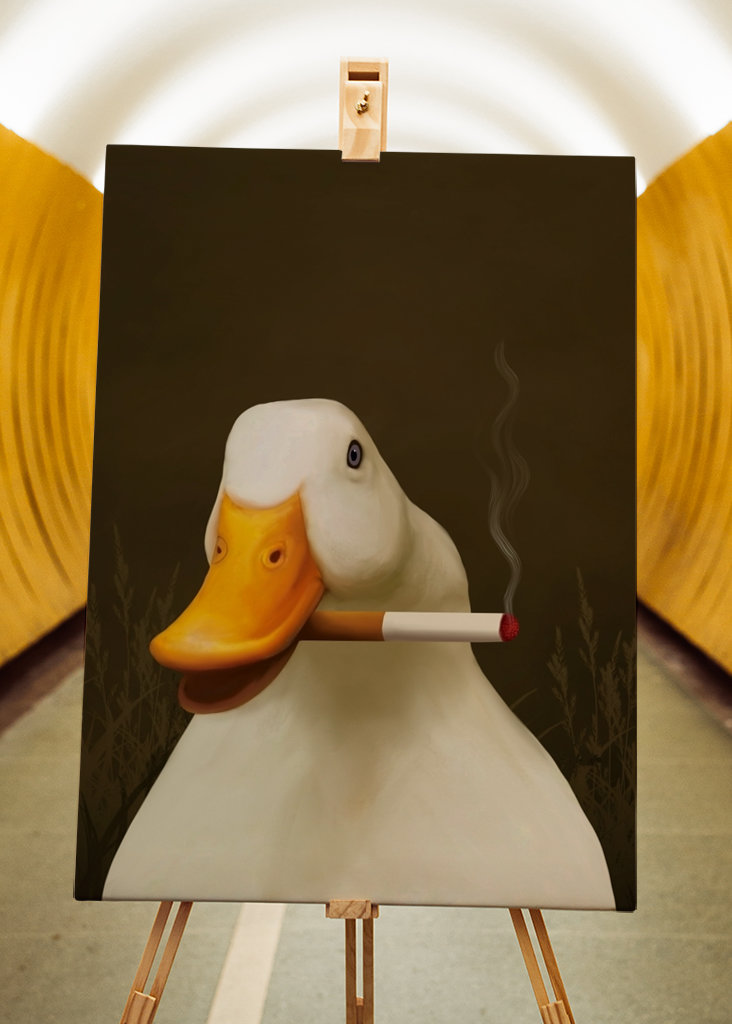 Meme de pato ahumado