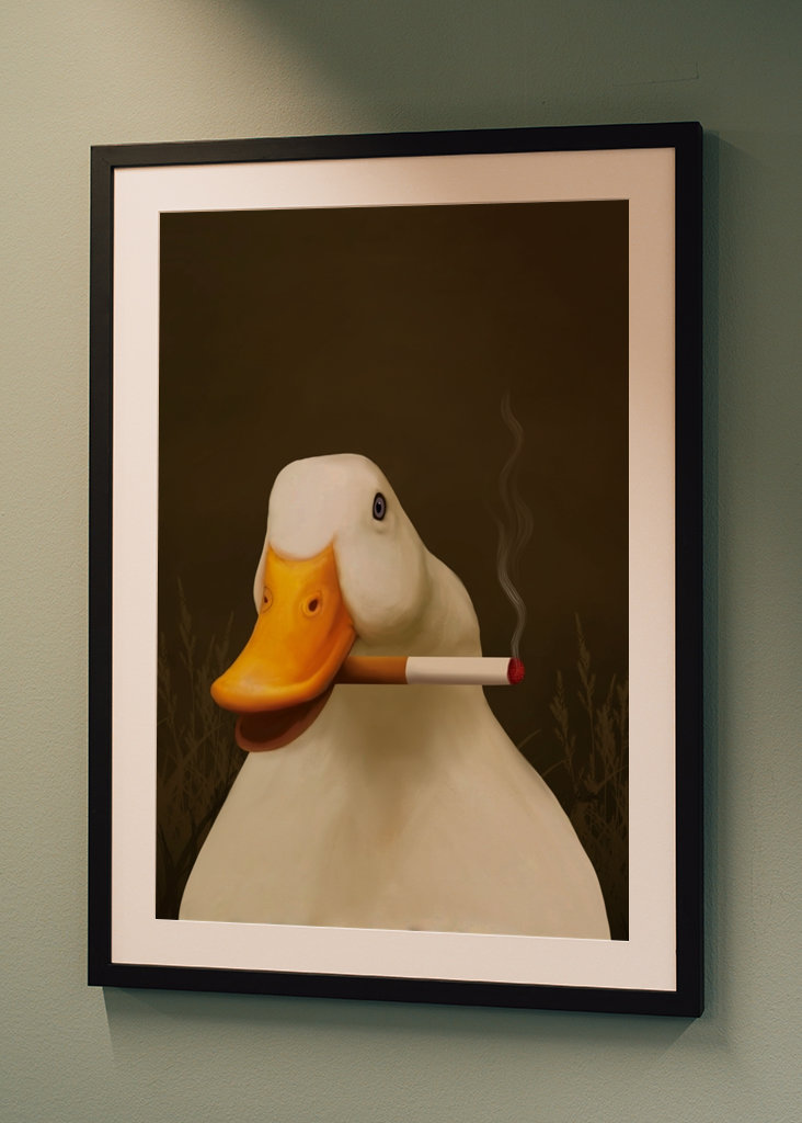 Meme de pato ahumado