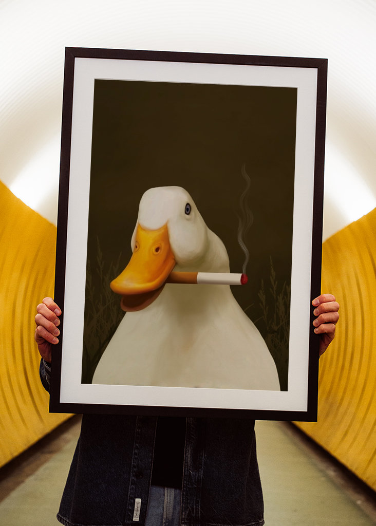 Meme de pato ahumado