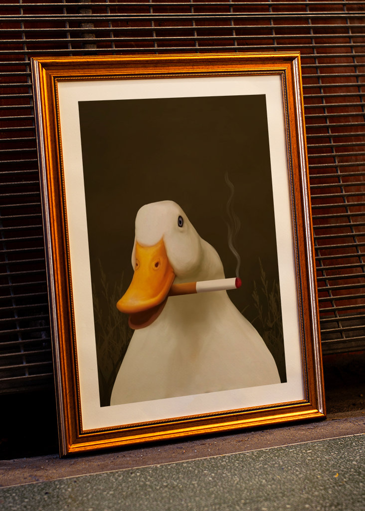 Meme de pato ahumado