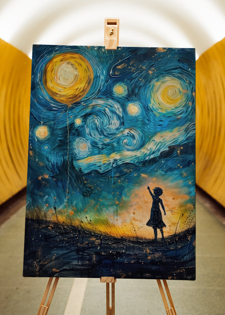 Sternentraum mit Ballon