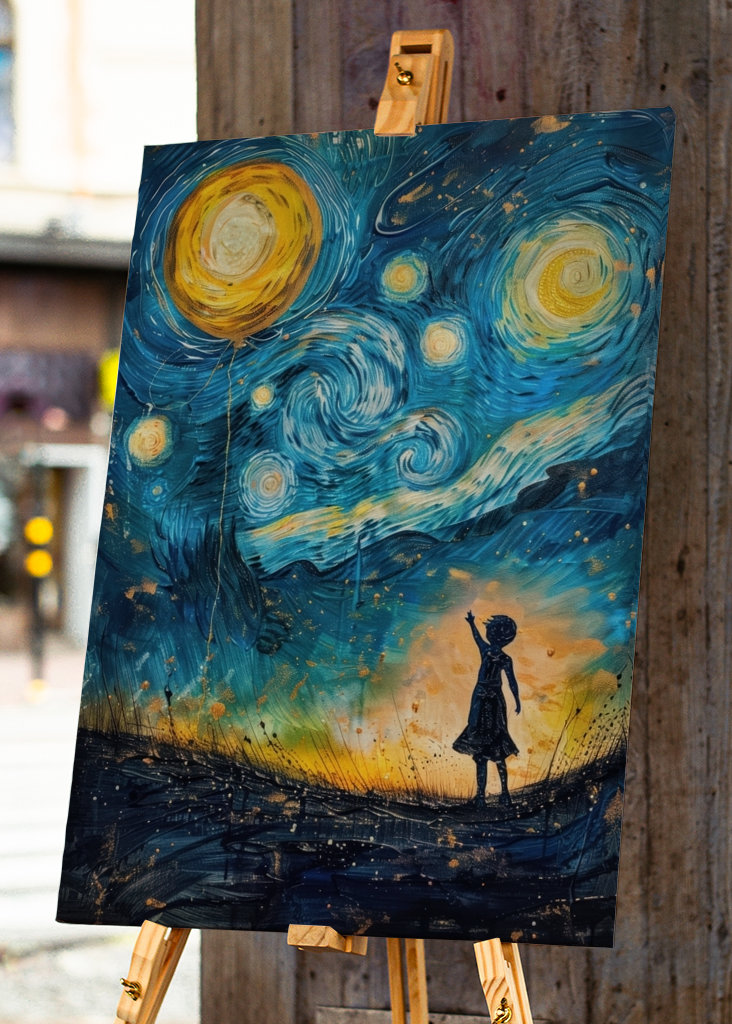 Sternentraum mit Ballon