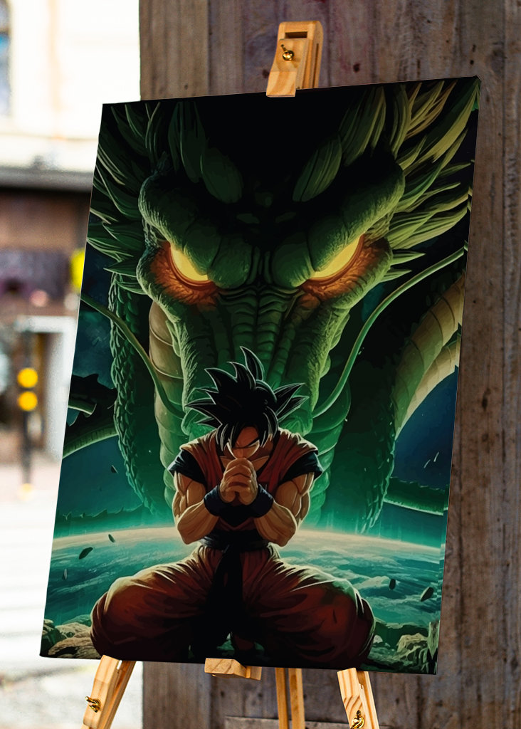 Son Goku con El Dragón