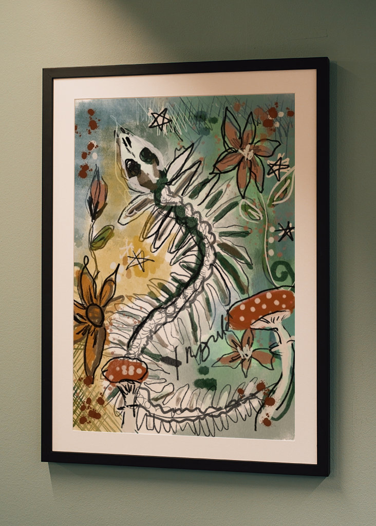 Scheletro di serpente