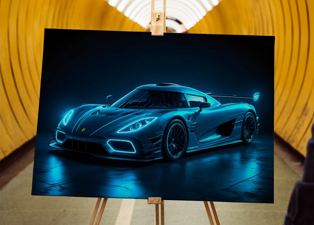 Koenigsegg Jesko - Neon