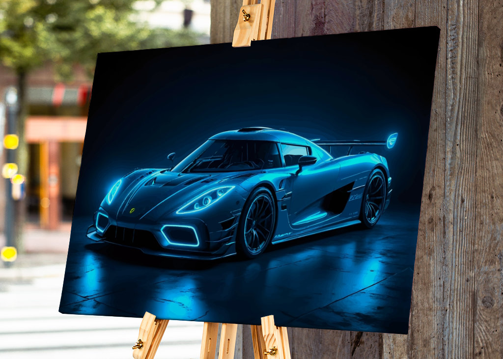 Koenigsegg Jesko - Neon