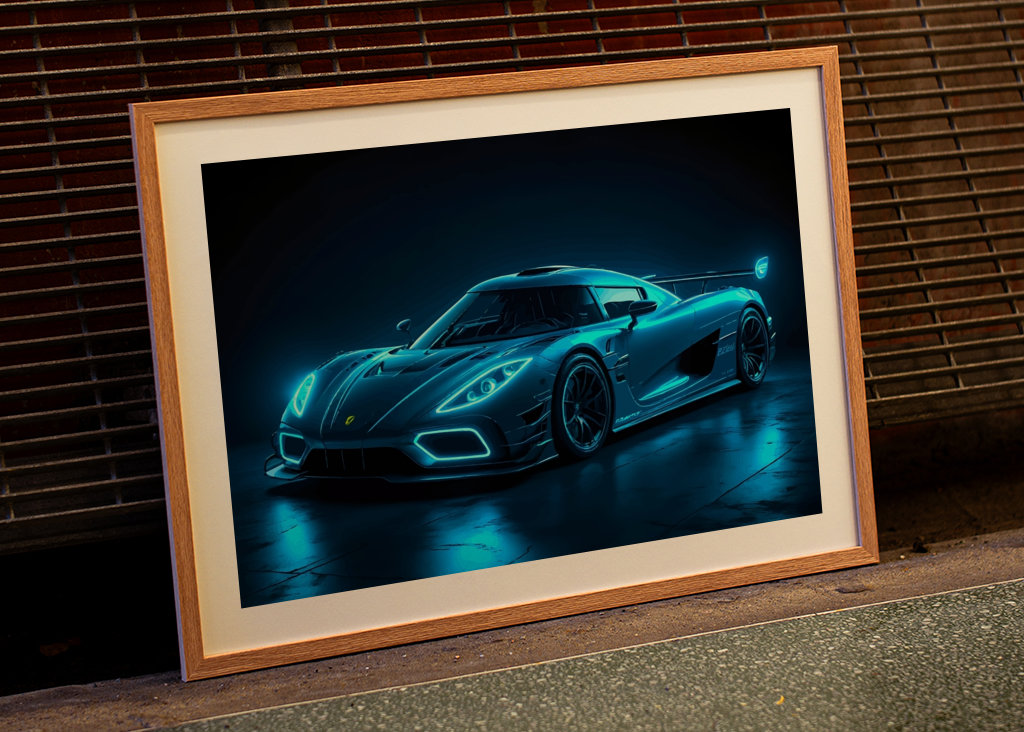 Koenigsegg Jesko - Neon