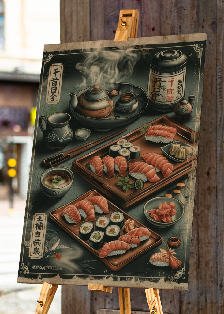 Japansk vintage køkken 