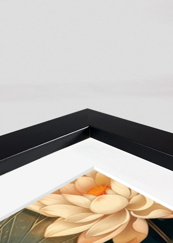 Japanese koi retro poster