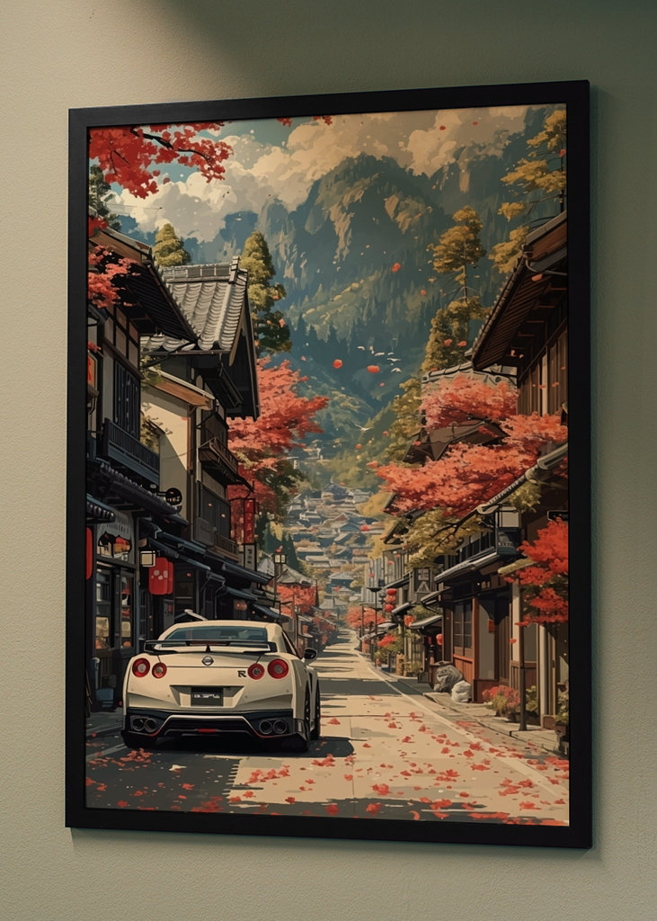 Nissan GTR With View Japan