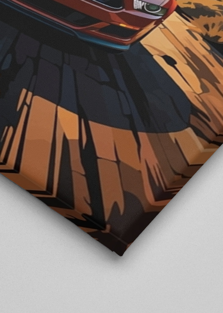 Ford Mustang en Long Travel