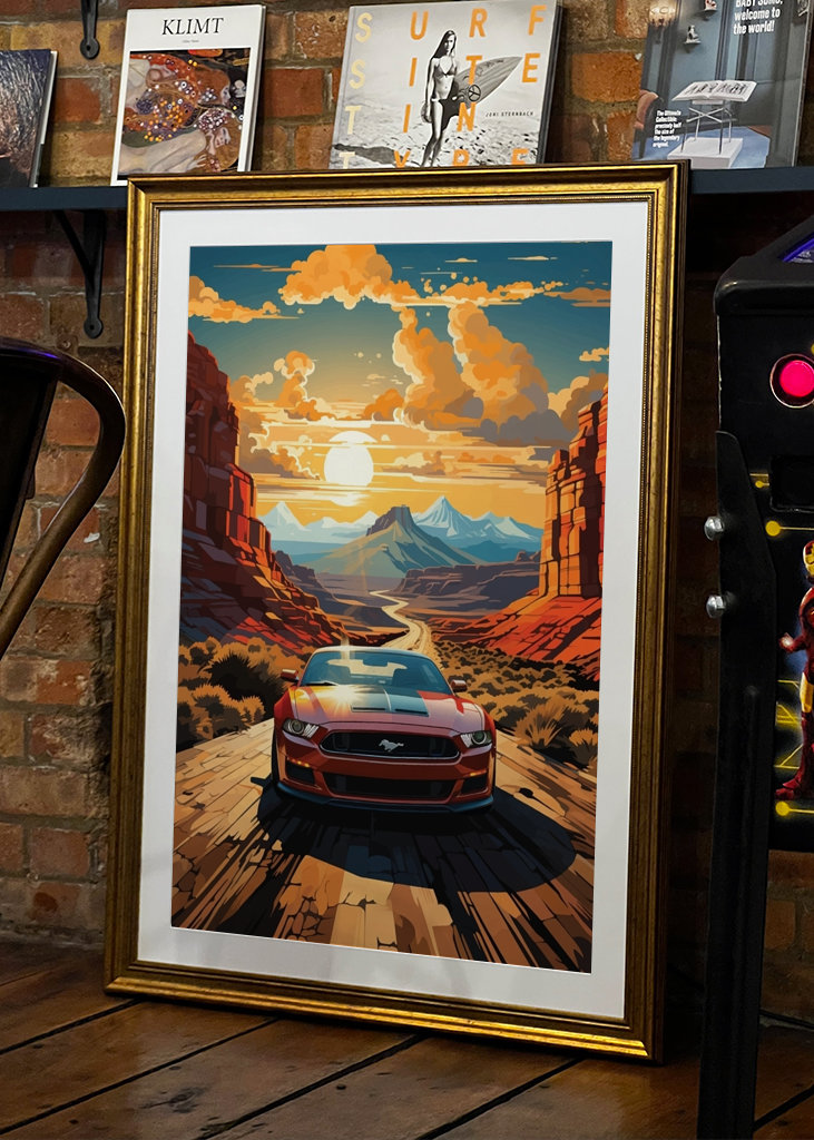 Ford Mustang en Long Travel