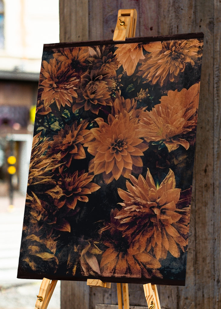 České podzimní květiny